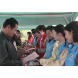 鞭炮换鲜花 文明祭扫新风尚