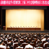 全区传达学习贯彻党的二十届三中全会精神暨社区工作者会议召开