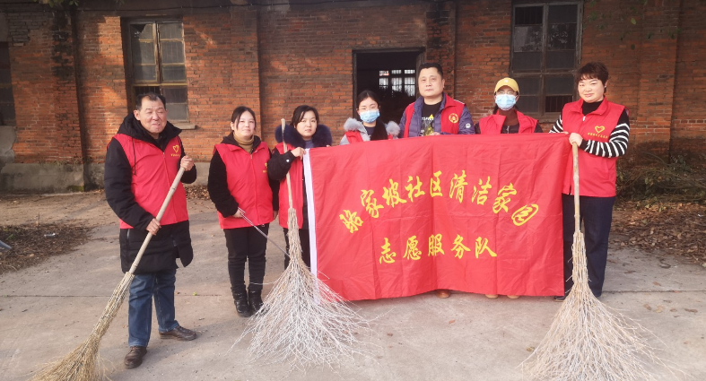 办实事 迎新年 净家园