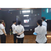 区消防救援大队组织辖区重点单位观看消防安全培训直播