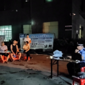反诈宣传进小区   功能性党支部亮旗帜