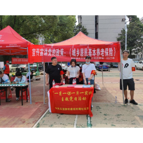岳阳楼区杨树塘社区开展“劳动保障惠民政策”宣传活动