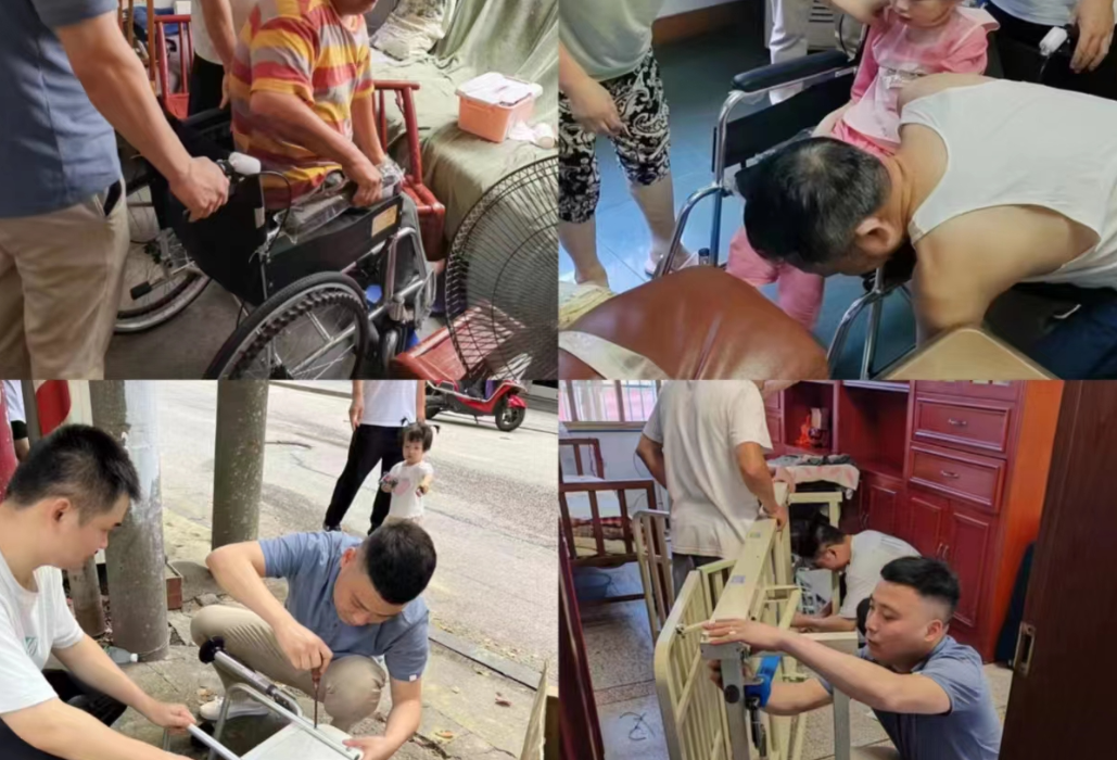 有爱！区民政局为残疾人士免费发放辅助器材