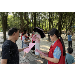 北环路社区开展“暑期防溺水”志愿者活动