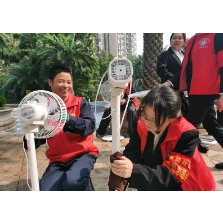 金鹗山街道重湖社区：开展“志愿先行 服务到家”志愿服务活动