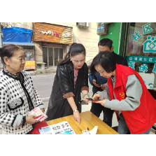 海棠社区新时代文明实践站医保志愿宣传活动