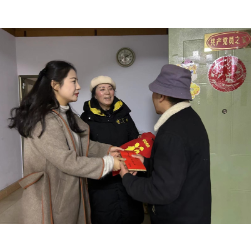 迎新春、送关怀,慰问暖人心