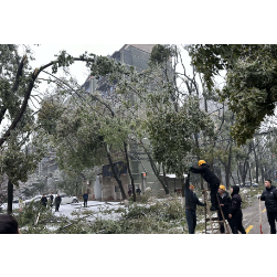 抗冰雪，战严寒，企业显担当
