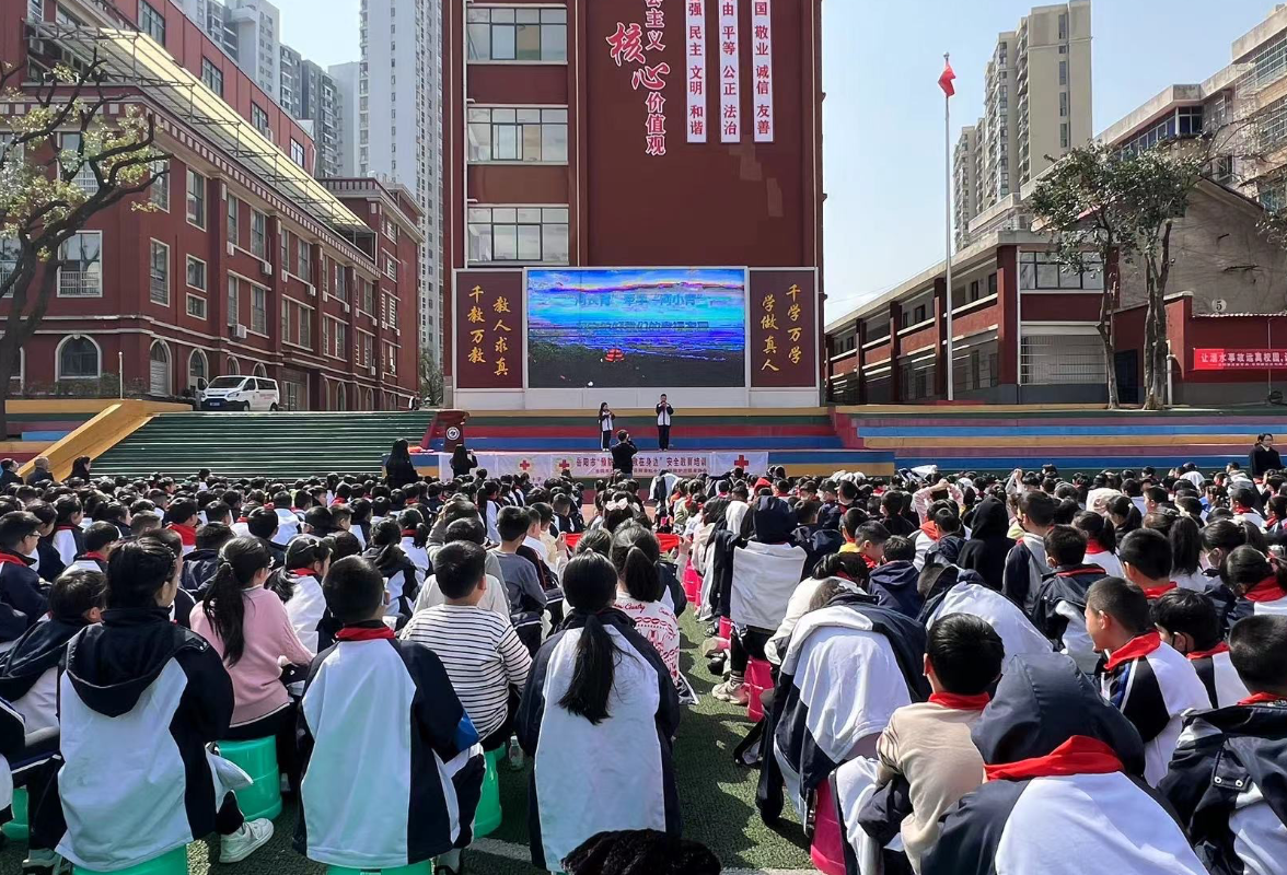 防溺水宣传进校园 安全教育护成长