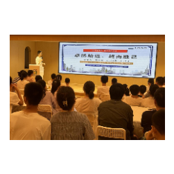 朝阳社区新时代文明实践站开展“不负青春韶华 共赴美好未来”优秀学子进社区分享交流会
