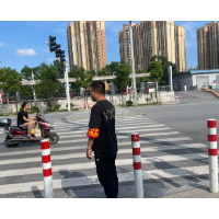 芋头田社区:文明交通劝导志愿服活动