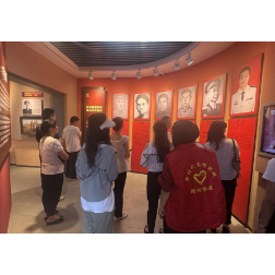 朝阳社区新时代文明实践站开展9·3抗战胜利纪念日“缅怀先烈 展望未来”参观活动
