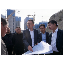 白再兴督导重点项目建设工作