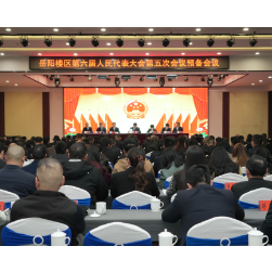 岳阳楼区第六届人民代表大会第五次会议预备会议召开