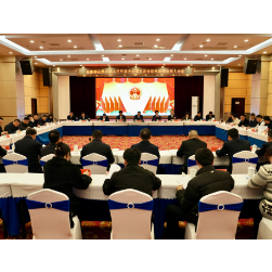 区六届人大五次会议各代表团负责人会议召开