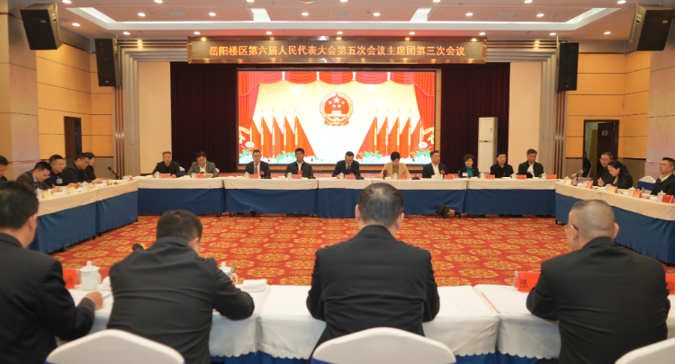 岳阳楼区第六届人民代表大会第五次会议主席团举行第三次会议