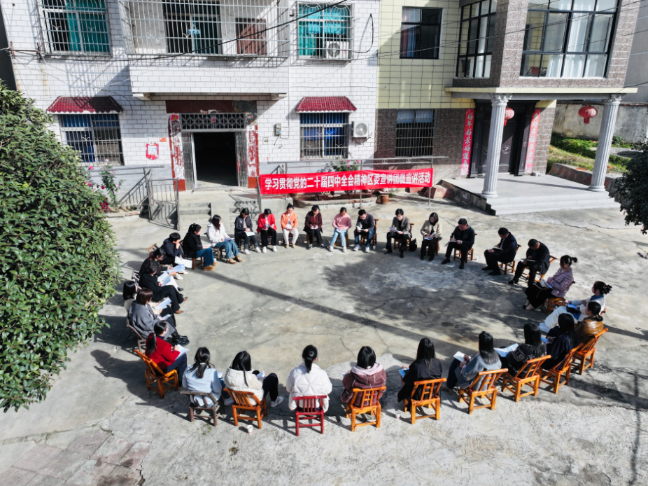 屋场宣讲“声”入人心 全会精神浸润万家