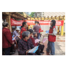 新胜社区：开展“银龄防骗乐享生活”老年人防诈骗知识宣传活动