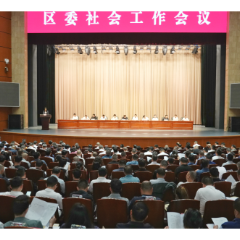 区委社会工作会议召开