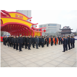 白再兴看望慰问春节期间坚守岗位一线工作人员