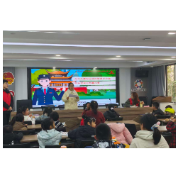 九华山社区:托管课前学分类 绿色理念润童心