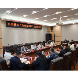 “企业服务年”行动推进会召开