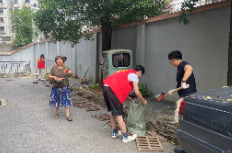 望城岭社区：清理雨水排水沟 疏通民生“连心渠”