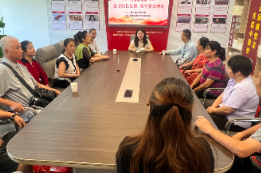 剪刀池社区开展“追寻红色足迹 深学党史理论”书记讲党课主题活动