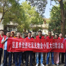 深入开展环卫大扫除 无物业小区环境“靓起来”