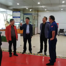 节日我在岗,区应急管理局督导安全风险防范工作