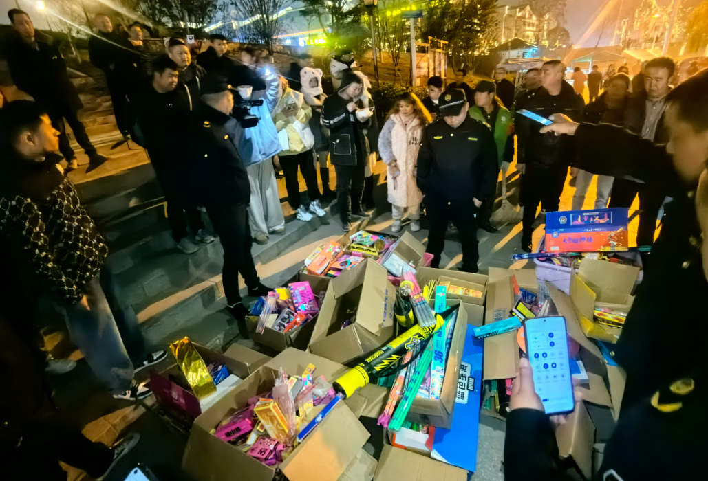 区城管局：开展烟花爆竹禁燃禁放联合执法整治行动