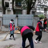 白杨坡社区开展年后环境卫生大扫除活动