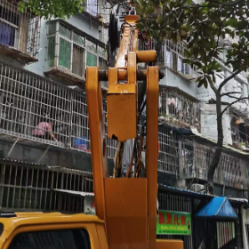 铁路社区:清理危险枯树 消除安全隐患