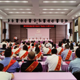 望岳路街道召开庆祝中国共产党成立102周年 大会