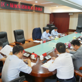 岳阳楼区·绿地集团招商项目洽谈会召开