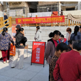 新桥巷社区:开展医保政策宣传活动