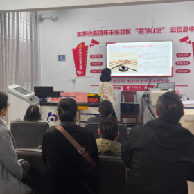 年丰巷社区开展宪法进社区宣传活动
