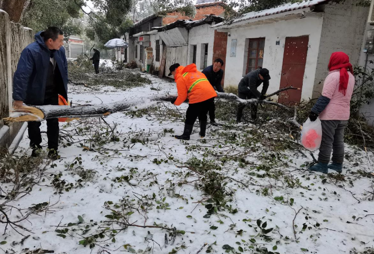 铲冰除雪保通畅 凝心聚力暖民心