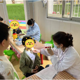 入园免费体检,护佑儿童成长