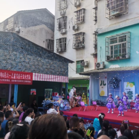 高山坡社区开展庆六一文艺汇演