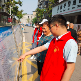 吕仙亭社区党委开展就业创业政策宣传