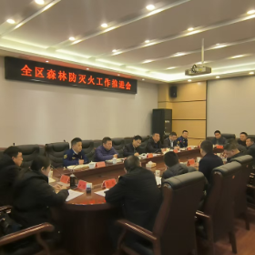 全区森林防灭火工作推进会召开
