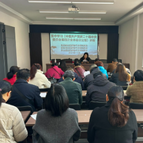 观音阁社区开展2025年集中学习《中国共产党第二十届中央委员会第四次全体会议公报》讲座