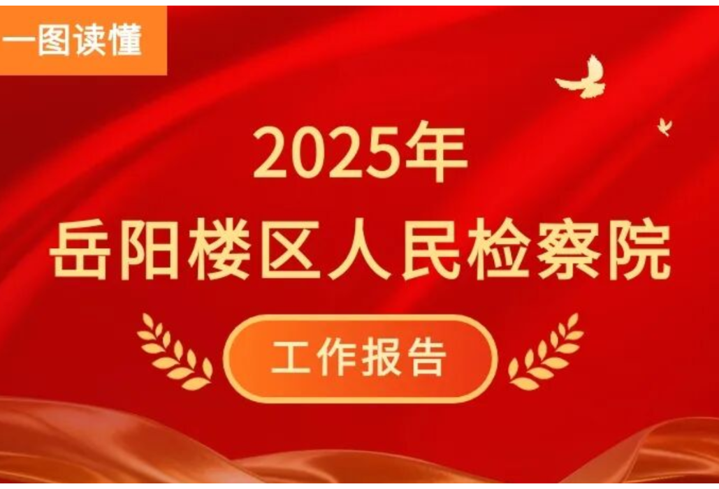 一图读懂||2025年岳阳楼区人民检察院工作报告