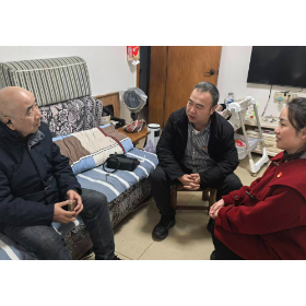 芋头田社区党委：党建引领聚合力 走访慰问暖党心