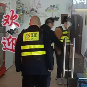 奇家岭街道开展“利剑护蕾”专项巡查行动