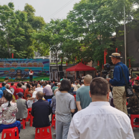 芋头田社区开展“珍爱生命,远离毒品”禁毒宣传活动