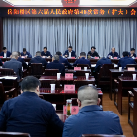 区政府召开第48次常务（扩大）会议