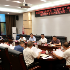 白再兴专题调度我区文旅活动服务保障工作