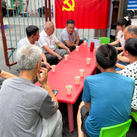 往昔入党路 今朝社区情